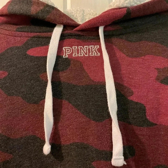 VS PINK bling camp hoodie-small EUC - Picture 5 of 7